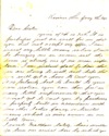 Letter to sister 1865